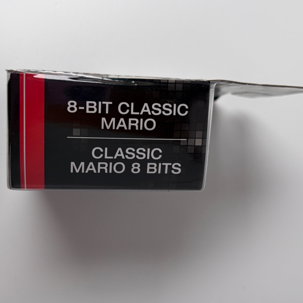 NIB 8-Bit Classic Mario Figure Black and White - Picture 7 of 7